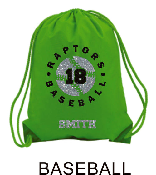 Raptors Sports Design Cinch Sac- 4 Sports