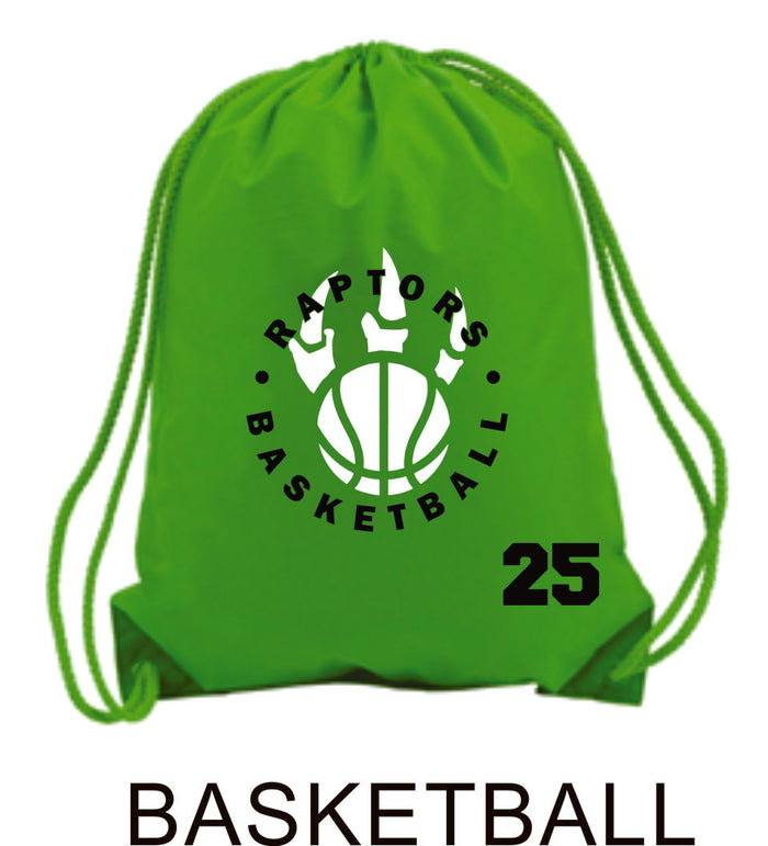 Raptors Sports Design Cinch Sac- 4 Sports