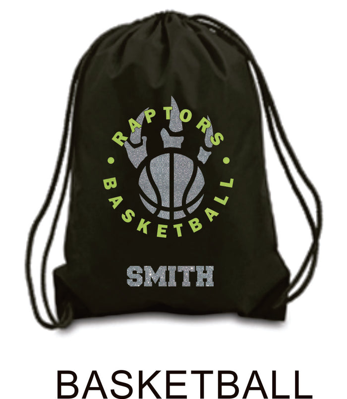 Raptors Sports Design Cinch Sac- 4 Sports