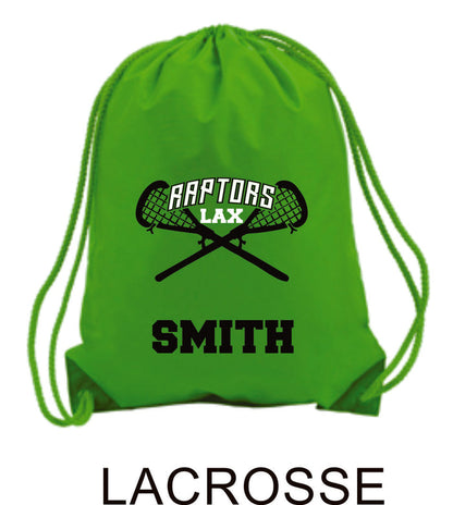Raptors Sports Design Cinch Sac- 4 Sports