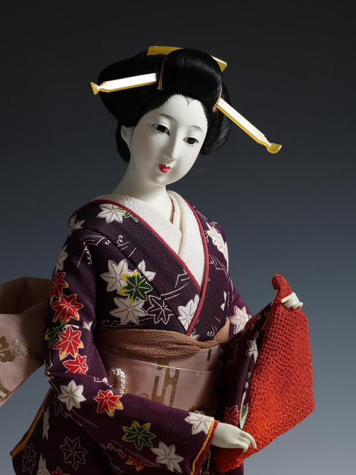 Rare Kyoto Geisha Doll  Japanese Tea Ceremony Figurine