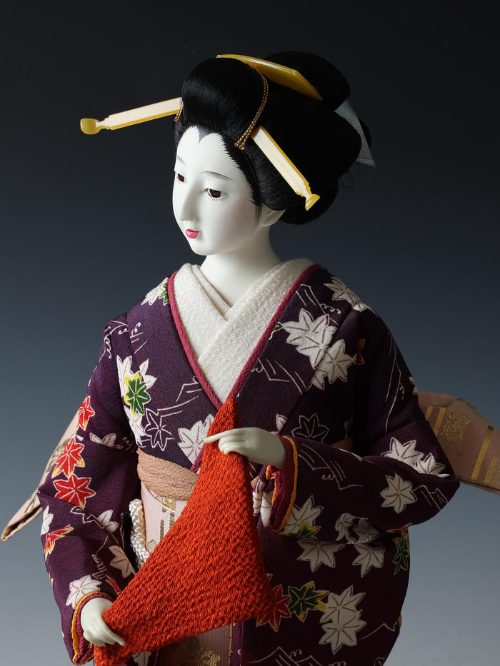 Rare Kyoto Geisha Doll  Japanese Tea Ceremony Figurine