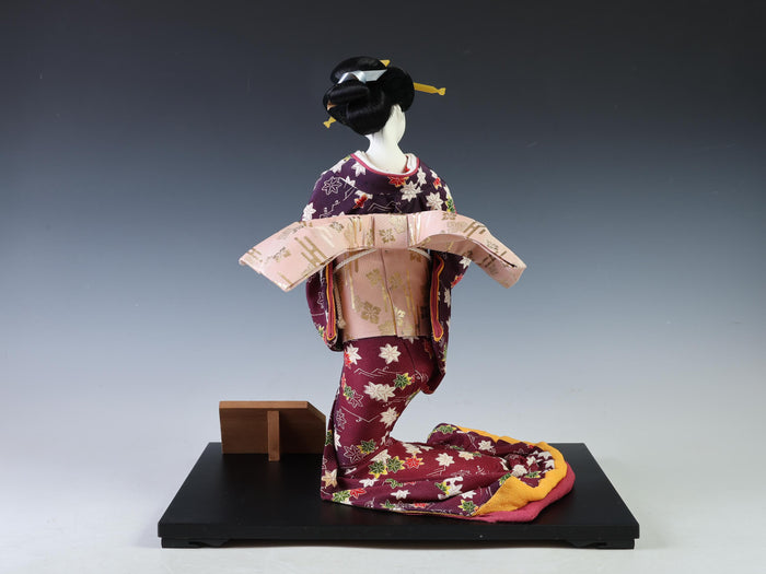 Rare Kyoto Geisha Doll  Japanese Tea Ceremony Figurine