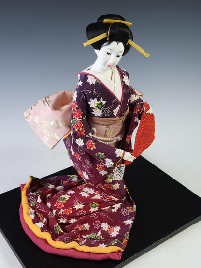 Rare Kyoto Geisha Doll  Japanese Tea Ceremony Figurine