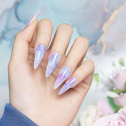 Blooming Gel Creates Marble Natural Stone Watercolor Effects