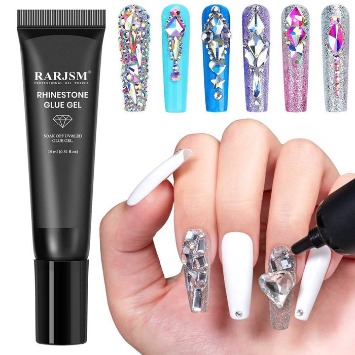 RARJSM ®Rhinestone Nail Art Glue Gel | 15ml
