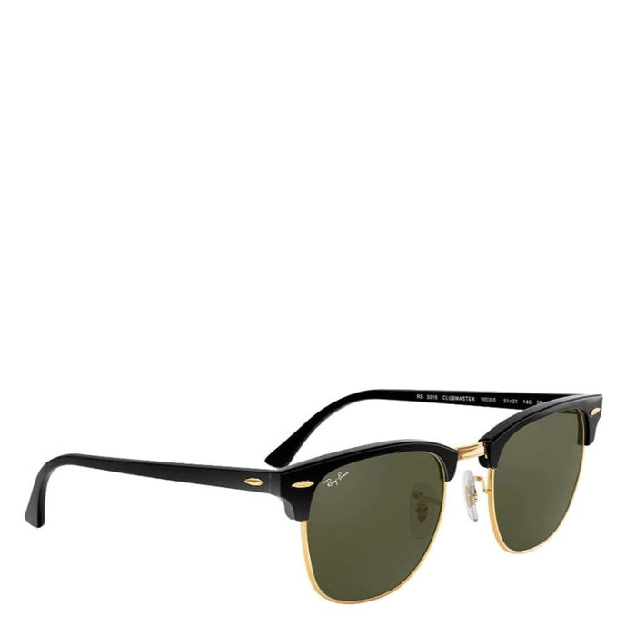 RAY-BAN CLUBMASTER RB3016F 55 W0365-55 EBONY