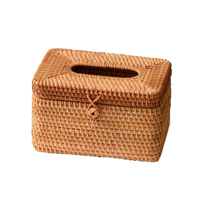 Rectangle Rattan Tissue Box Holder