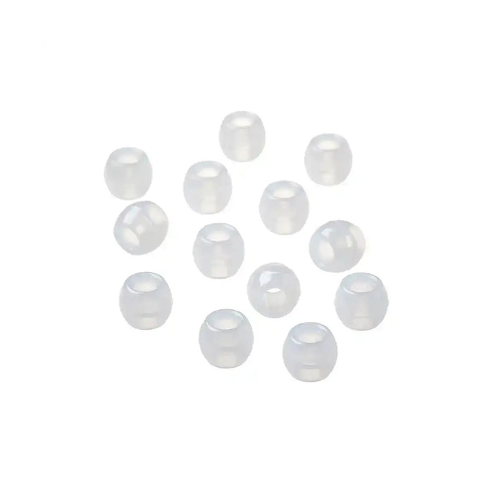 Red By Kiss Glow In The Dark Hair Beads [Large] [White] #HA102