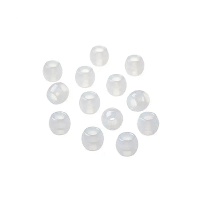 Red By Kiss Glow In The Dark Hair Beads [Large] [White] #HA102
