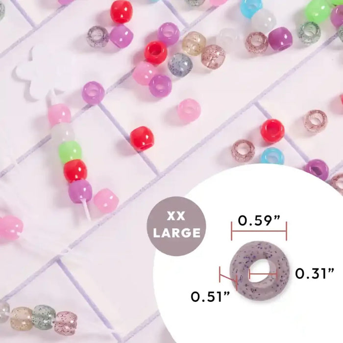 Red By Kiss Glow In The Dark Hair Beads [XX Large] [Assorted Color] #HA121