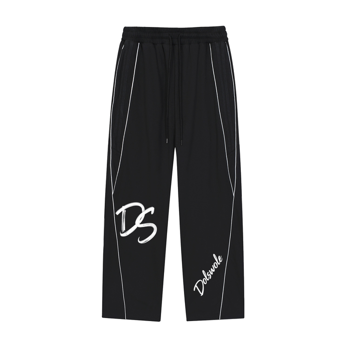 Reflection Striped Straight-Leg Sweatpants