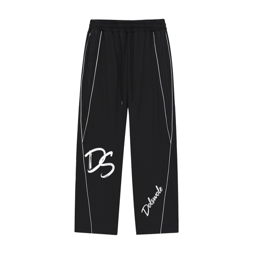 Reflection Striped Straight-Leg Sweatpants