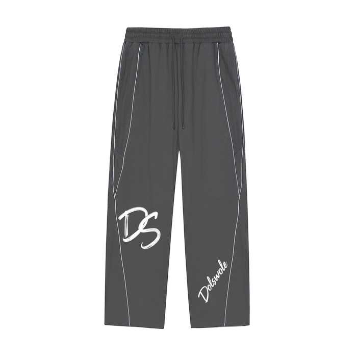 Reflection Striped Straight-Leg Sweatpants