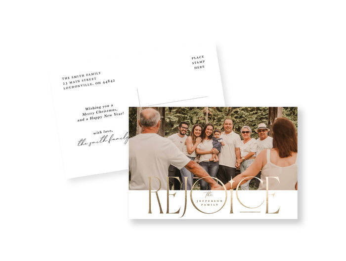 Rejoice Postcard