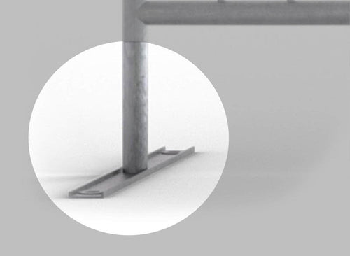 Replacement Feet for Heavy Duty Steel Barricade - Angry Bull Barricades - Crowd Control Warehouse
