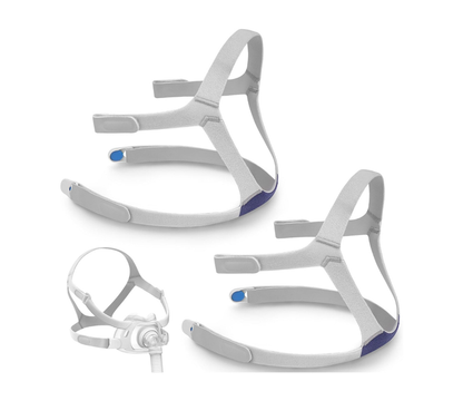 Replacement Headgear for Resmed Airfit F40 - Pack of 2 with Magnetic Clips