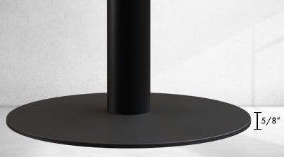 Replacement Stanchion Low Profile Base - Montour Line MX630 - Crowd Control Warehouse