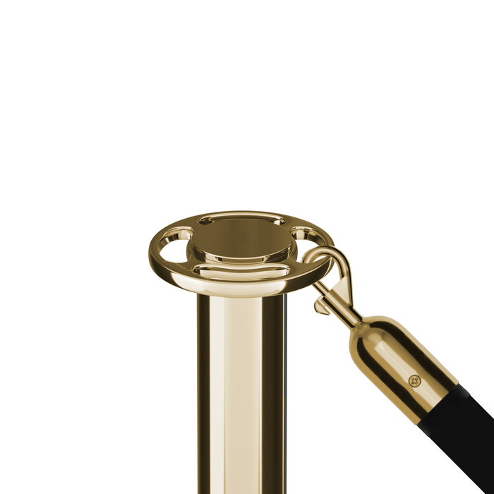FLAT / NOT TAPPED / POLISHED BRASS