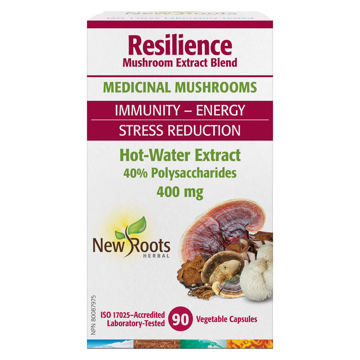 Box of New Roots Resilience Mushroom Blend 90 Capsules