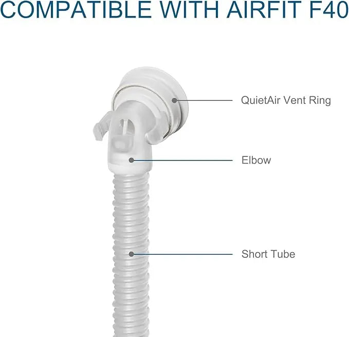 ResMed AirFit F40 QuietAir Elbow Replacement System - CPAPstudio.co.uk