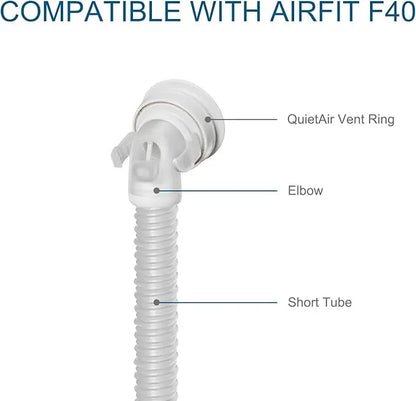 ResMed AirFit F40 QuietAir Elbow Replacement System - CPAPstudio.co.uk