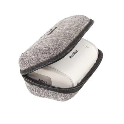 Side view of the Hardshell Travel Case for the ResMed AirMini