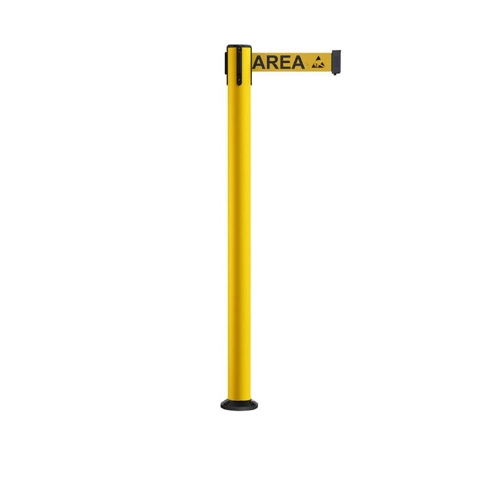 NO WEATHER TREATMENT / YELLOW WITH "ESD PROTECTED AREA" BLACK LETTER ESD LOGO