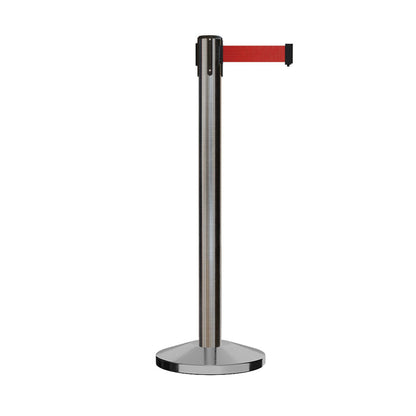 YES WEATHER TREATED / SATIN STAINLESS STEEL / RED
