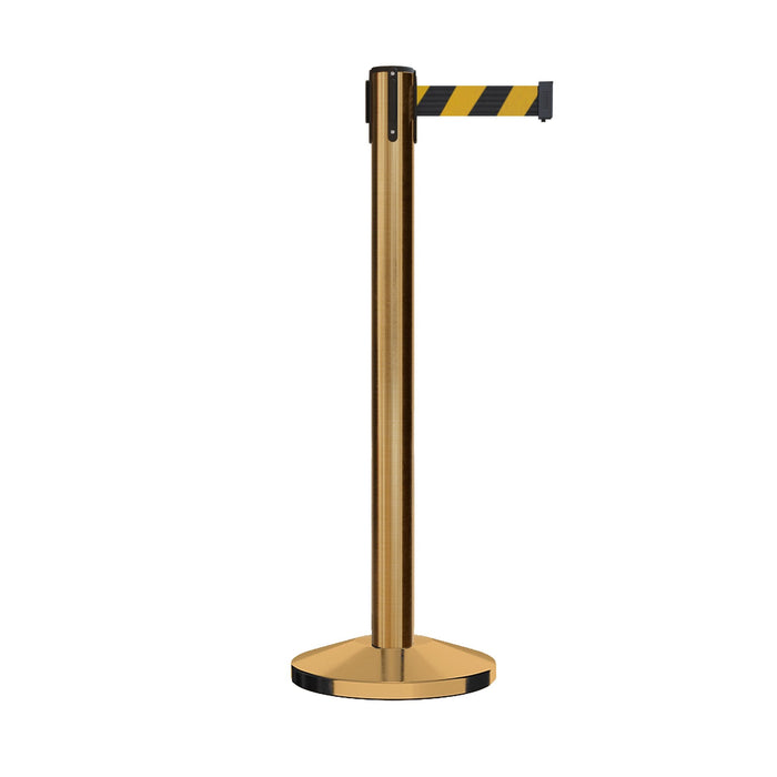 NO WEATHER TREATMENT / SATIN BRASS / BLACK AND YELLOW DIAGONAL