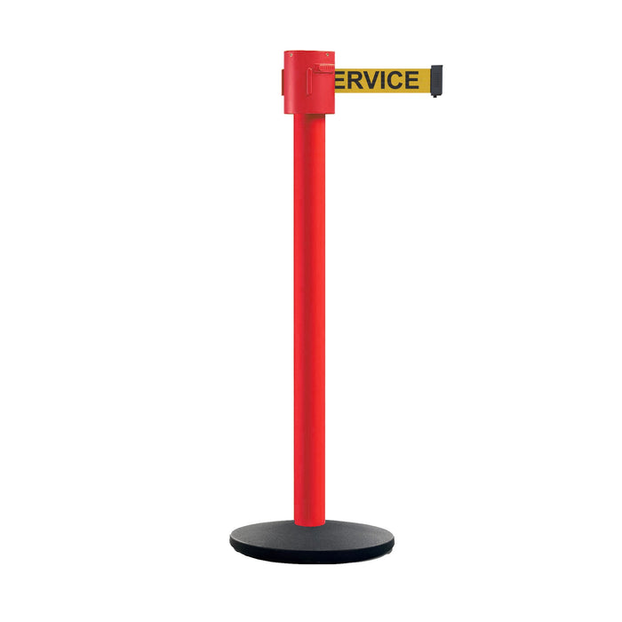 YELLOW WITH "OUT OF SERVICE" BLACK LETTERS