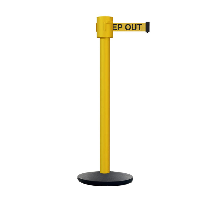 YELLOW WITH "DANGER - KEEP OUT" BLACK LETTERS
