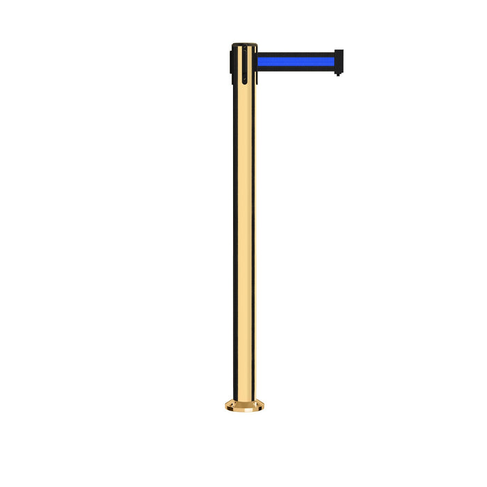 BLACK WTH  BLUE HORIZONTAL STRIPE