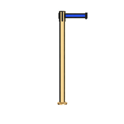 BLACK WTH  BLUE HORIZONTAL STRIPE