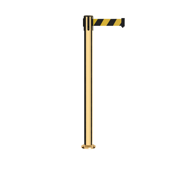 BLACK & YELLOW DIAGONAL STRIPES
