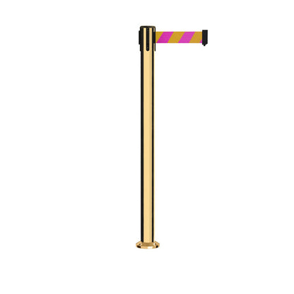 MAGENTA & YELLOW DIAGONAL STRIPES