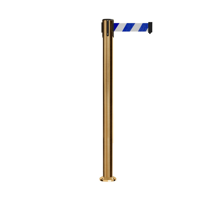 BLUE & WHITE DIAGONAL STRIPES