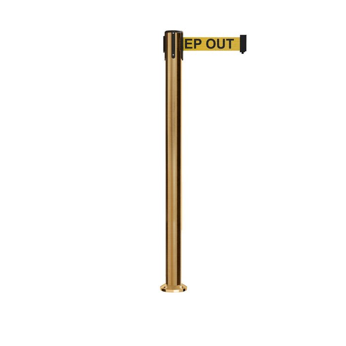 YELLOW WITH "DANGER - KEEP OUT" BLACK LETTERS