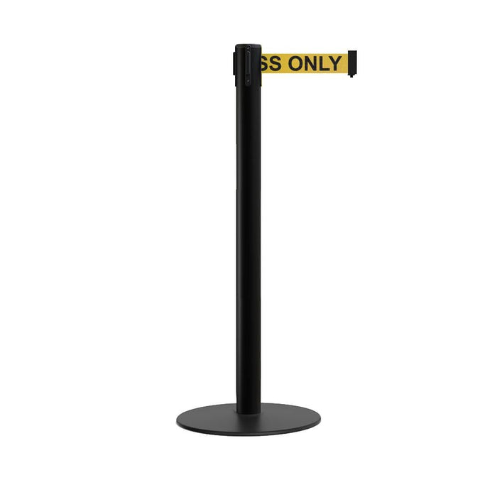 YELLOW WITH "AUTHORIZED ACCESS ONLY" BLACK LETTERS / YES WEATHER TREATED