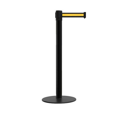 BLACK WITH YELLOW HORIZONTAL STRIPE / NO WEATHER TREATMENT