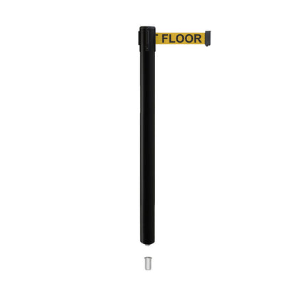 YELLOW WITH "CAUTION - WET FLOOR" BLACK LETTERS