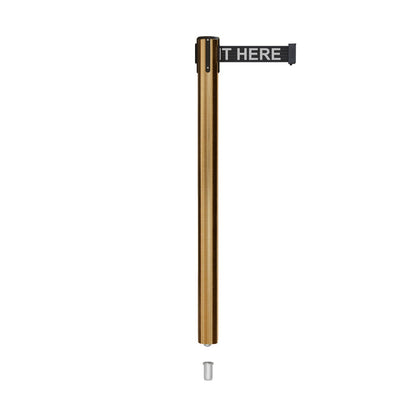 7.5 Ft. / Black with "PLEASE WAIT HERE" White Letters