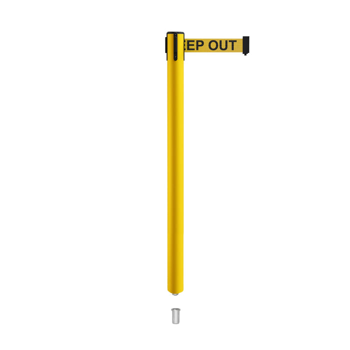 YELLOW WITH "DANGER - KEEP OUT" BLACK LETTERS