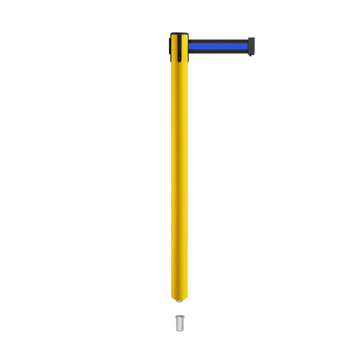 BLACK WITH HORIZONTAL BLUE STRIPE