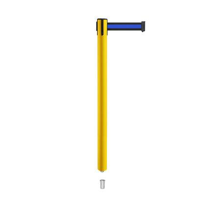 BLACK WITH HORIZONTAL BLUE STRIPE