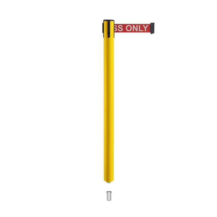 RED WITH "AUTHORIZED ACCESS ONLY" WHITE LETTERS