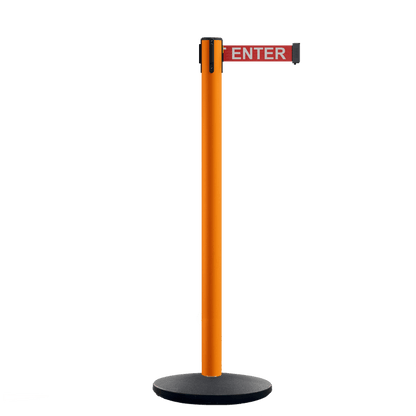 NO WEATHER TREATMENT / RED WITH "CAUTION - DO NOT ENTER" WHITE LETTERS