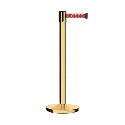 7.5 Ft. / RED WITH "THIS LINE IS CLOSED" WHITE LETTERS