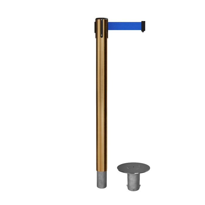 SATIN BRASS / BLUE