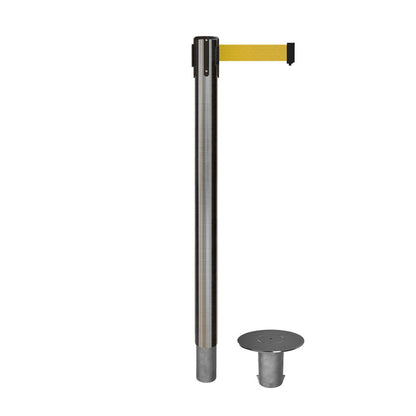 SATIN STAINLESS STEEL / YELLOW